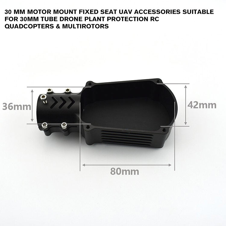 30 mm Motor Mount Fixed Seat UAV Accessories Suitable for 30mm Tube Drone Plant Protection RC quadcopters & multirotors