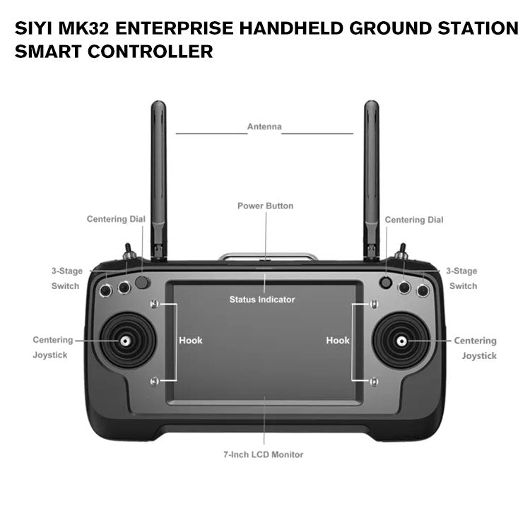 SIYI MK32 Enterprise Handheld Ground Station Smart Controller