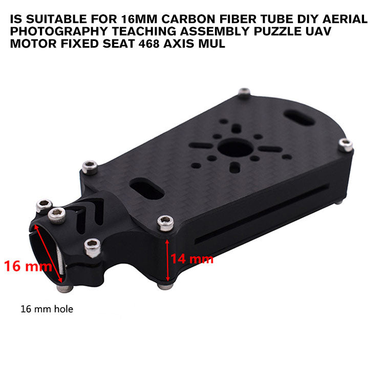 suitable for 16mm carbon fiber tube DIY aerial photography teaching assembly puzzle uav motor fixed seat 468 axis mul