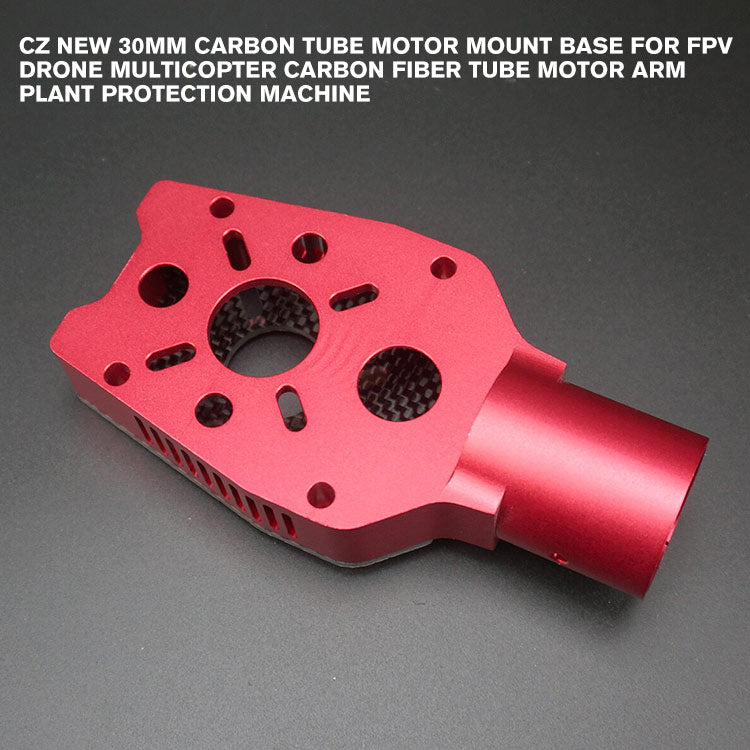 CZ New 30MM Carbon Tube Motor Mount Base For FPV Drone Multicopter Carbon Fiber Tube Motor Arm Plant Protection Machine