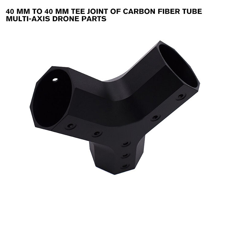 40 mm to 40 mm Tee Joint of carbon fiber tube Multi-axis Drone Parts