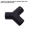 35 mm to 35 mm Tee Joint of carbon fiber tube Multi-axis Drone Parts