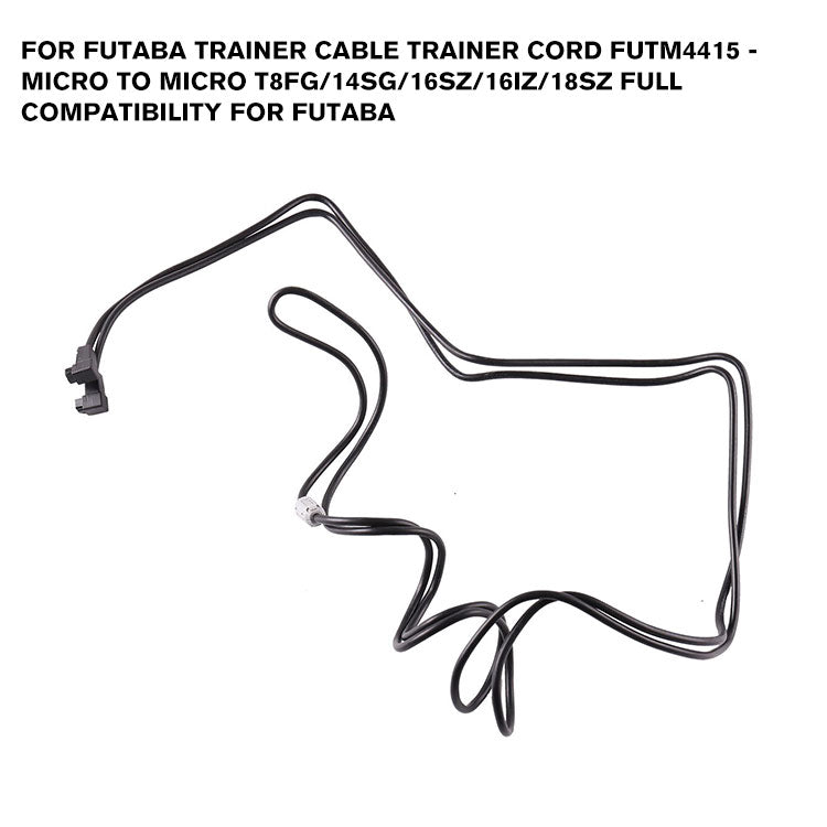 for Futaba Trainer Cable Trainer Cord FUTM4415 - Micro to Micro T8FG/14SG/16sz/16IZ/18SZ Full Compatibility for Futaba