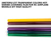 2Meters/Lot Tranparent Colors Hot Shrink Covering Film For RC Airplane Models DIY High Quality