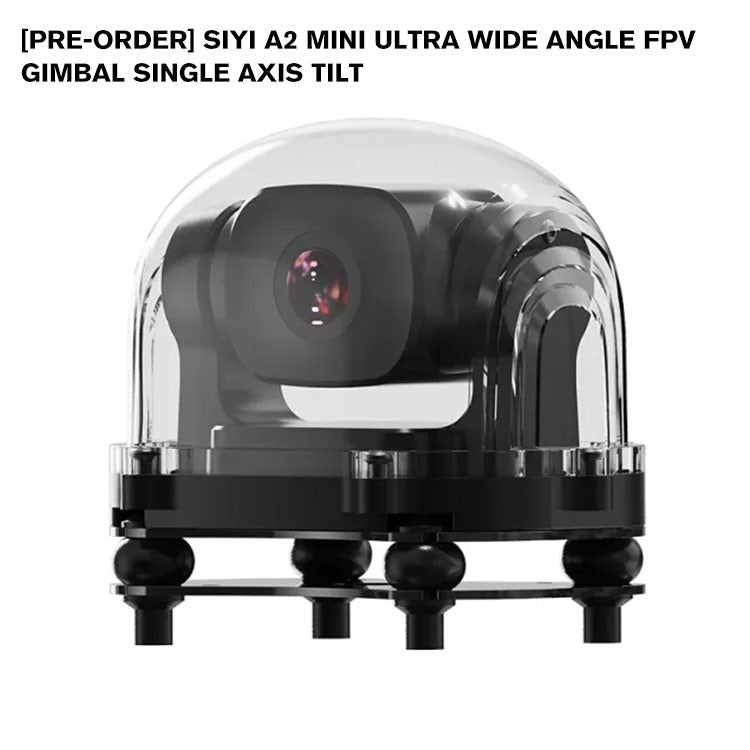 SIYI A2 mini Ultra Wide Angle FPV Gimbal Single Axis Tilt with160 Degree FOV 1080p Starlight Camera Sensor IP67 Waterproof support Upside Down Mode compatible with MK32 HM30 MK15 MK32E MK15E Air Unit