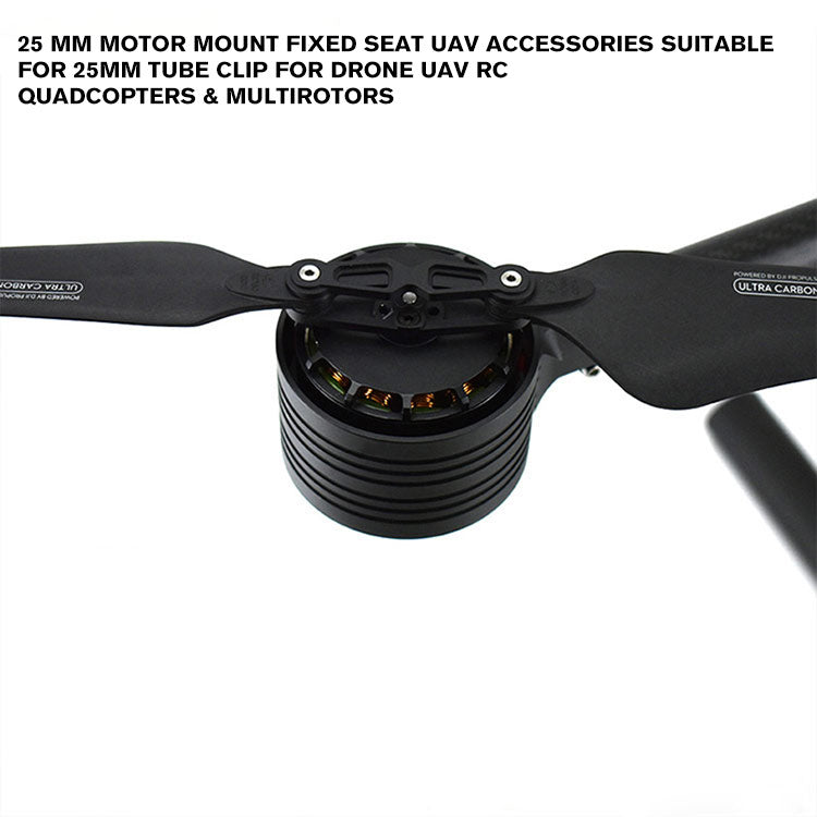 25 mm Motor Mount Fixed Seat UAV Accessories Suitable for 25mm Tube Clip for Drone UAV RC quadcopters & multirotors