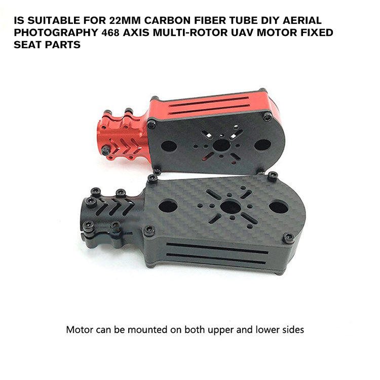 suitable for 22mm carbon fiber tube DIY aerial photography 468 axis multi-rotor UAV motor fixed seat parts