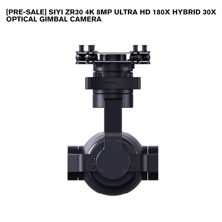 SIYI ZR30 4K 8MP Ultra HD 180X Hybrid 30X Optical Gimbal Camera with AI Smart Identify and Tracking 1/2.7" Sony Sensor HDR Starlight Night Vision 3-Axis Stabilizer UAV UGV USV Pod Payload for Drone Surveillance Inspection