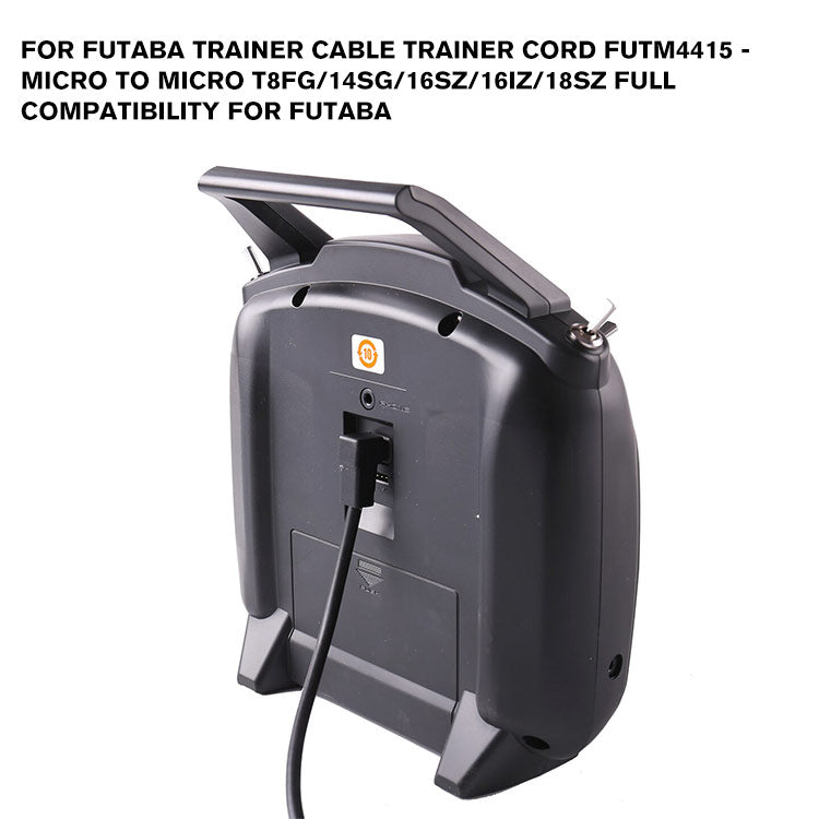 for Futaba Trainer Cable Trainer Cord FUTM4415 - Micro to Micro T8FG/14SG/16sz/16IZ/18SZ Full Compatibility for Futaba