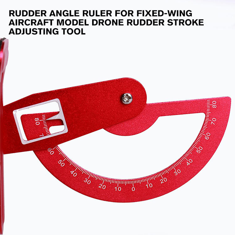 Rudder Angle Ruler for Fixed-wing Aircraft Model Drone Rudder Stroke Adjusting Tool