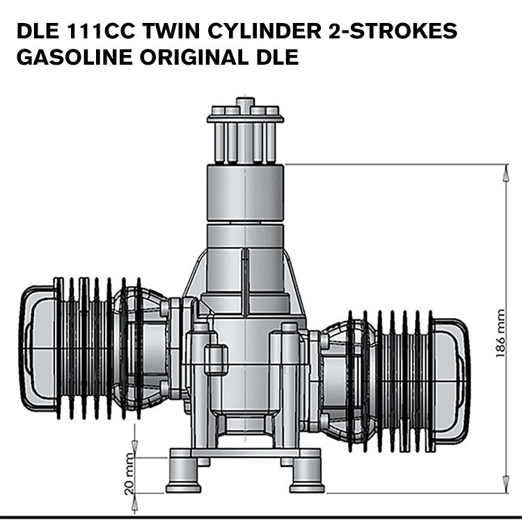 Original DLE 111 Gasoline Engine DLE111 111CC GAS Engine For RC Airplane Model Hot Sell,DLE-111,DLE 111CC,DLE