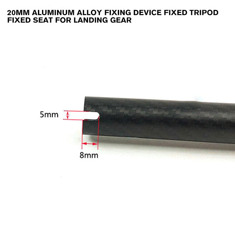 20mm Aluminum alloy Fixing device Fixed tripod Fixed seat for Landing Gear