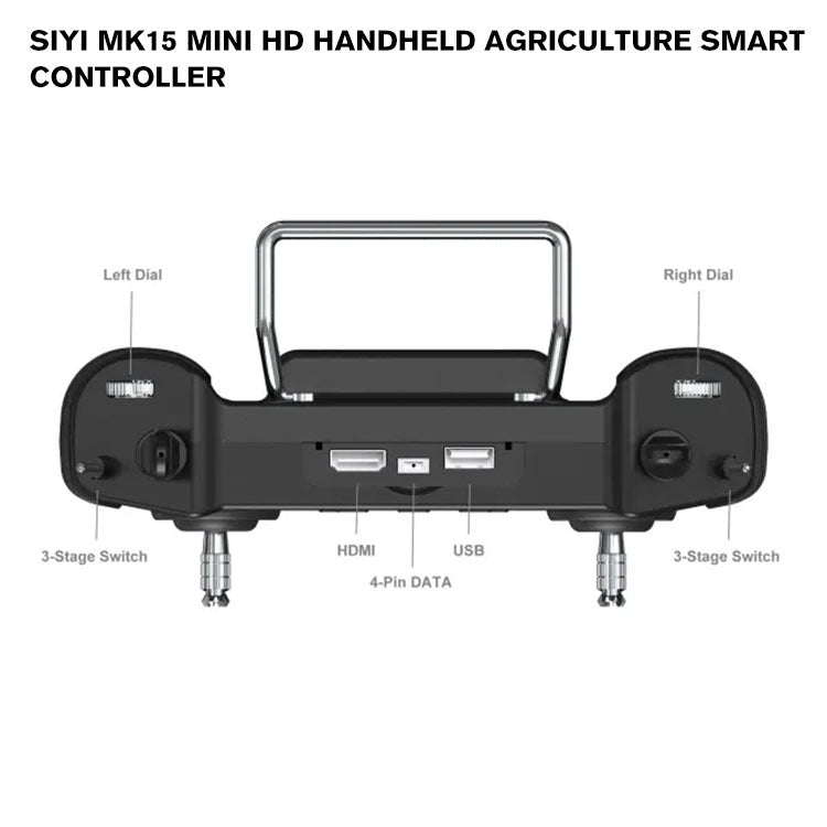 SIYI MK15 Mini HD Handheld Agriculture Smart Controller