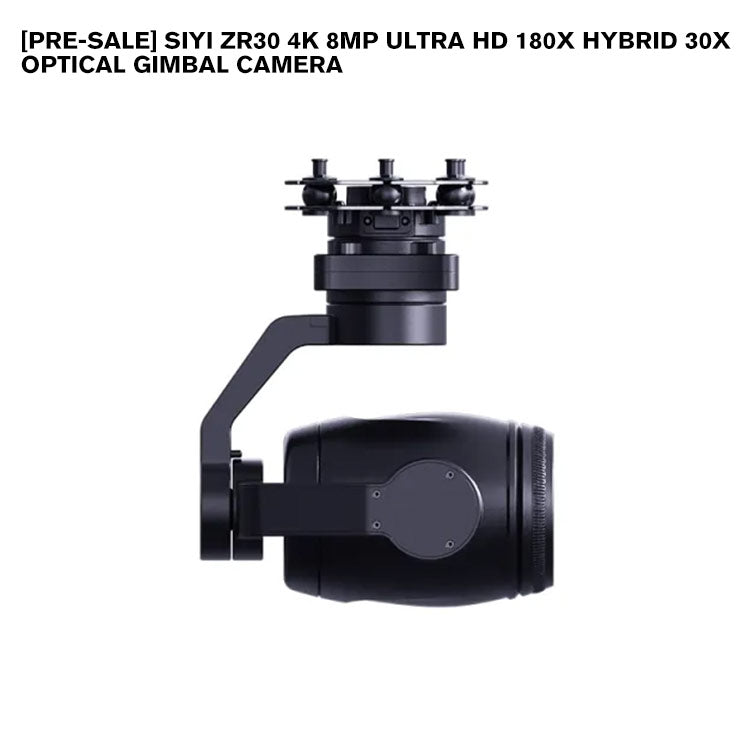 SIYI ZR30 4K 8MP Ultra HD 180X Hybrid 30X Optical Gimbal Camera with AI Smart Identify and Tracking 1/2.7" Sony Sensor HDR Starlight Night Vision 3-Axis Stabilizer UAV UGV USV Pod Payload for Drone Surveillance Inspection