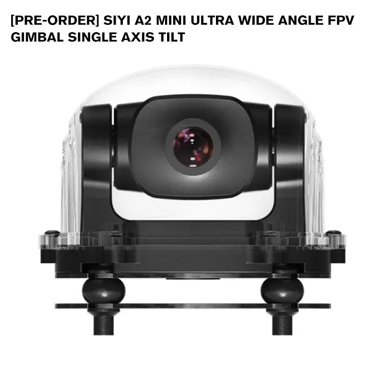 SIYI A2 mini Ultra Wide Angle FPV Gimbal Single Axis Tilt with160 Degree FOV 1080p Starlight Camera Sensor IP67 Waterproof support Upside Down Mode compatible with MK32 HM30 MK15 MK32E MK15E Air Unit