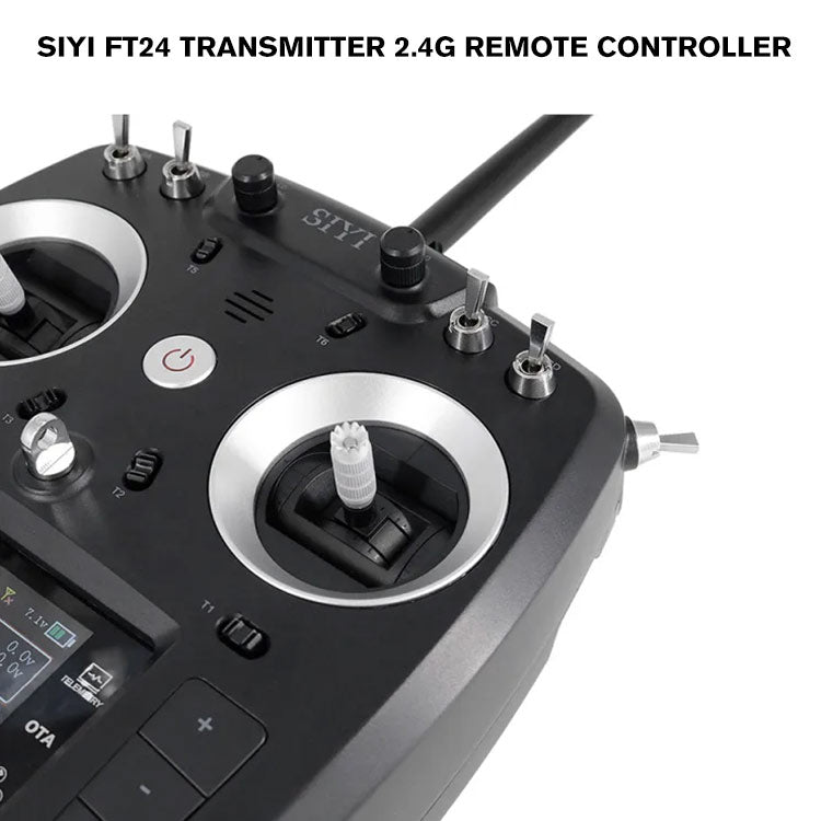 SIYI FT24 Transmitter 2.4G Remote Controller with Bluetooth Long Range Mavlink Telemetry Datalink Mini Receiver Option 15KM