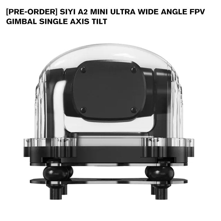 SIYI A2 mini Ultra Wide Angle FPV Gimbal Single Axis Tilt with160 Degree FOV 1080p Starlight Camera Sensor IP67 Waterproof support Upside Down Mode compatible with MK32 HM30 MK15 MK32E MK15E Air Unit