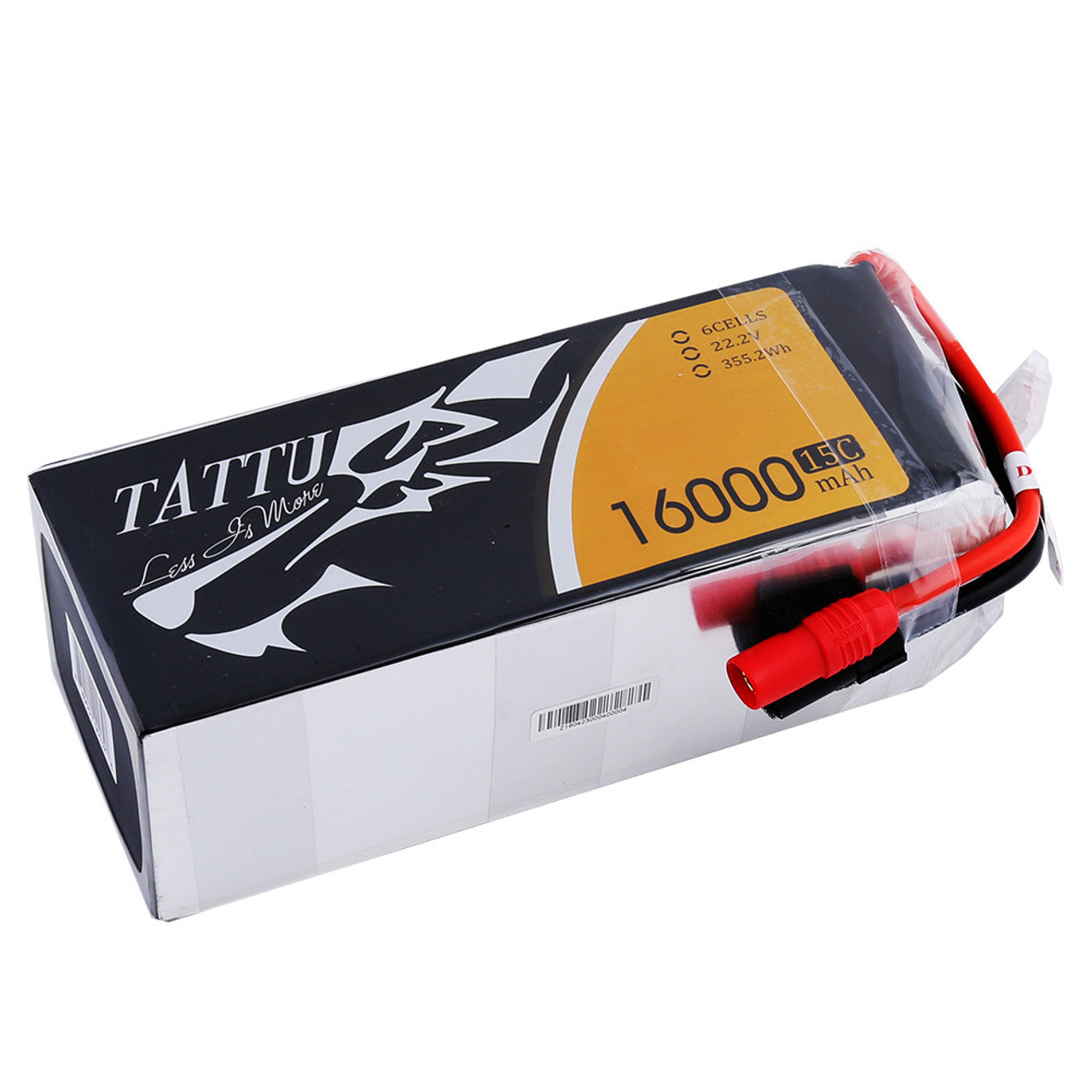 Tattu 16000mAh 6S1P 15C Lipo Battery Pack With AS150 +XT150 Plug