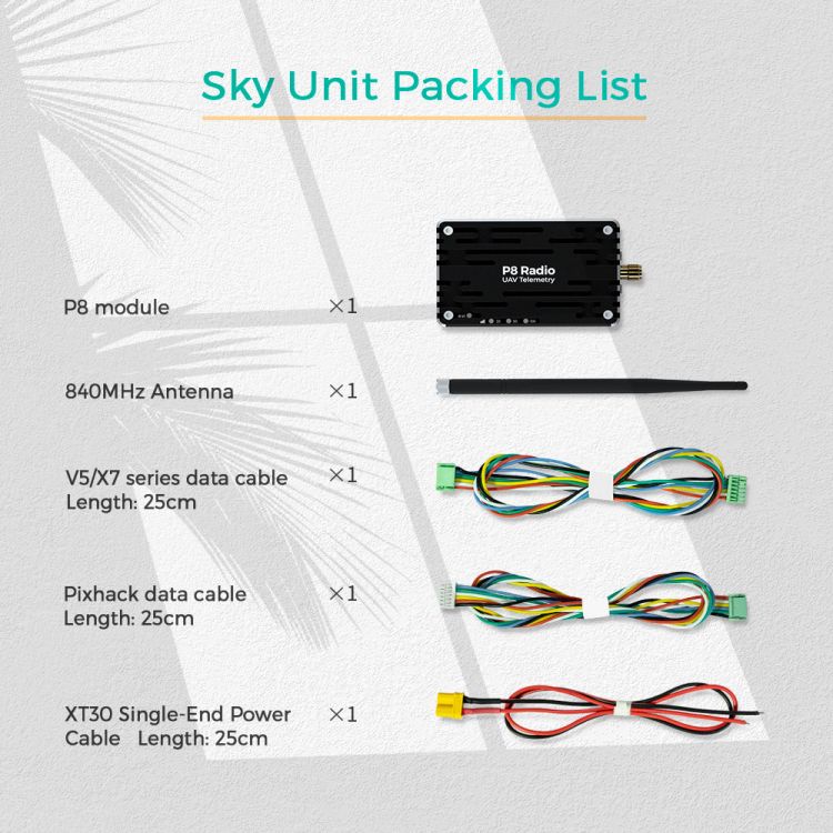 CUAV P8 Radio Drone Telemetry | Long Distance Transmission